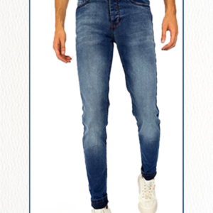 بنطلون چينز تركي أزرق سكيني