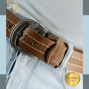 حزام رجالي جلد طبيعي