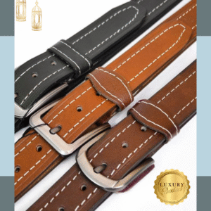حزام رجالي جلد طبيعي
