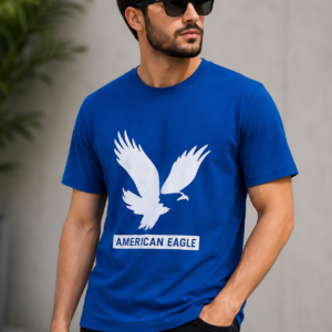 american eagle blue t shirt